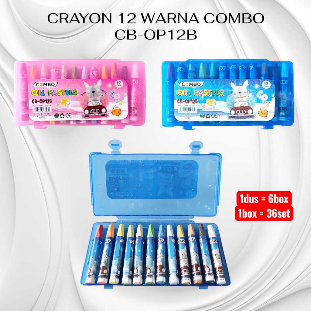 Pekanbaru Crayon 12 Warna Combo Cb-Op12B