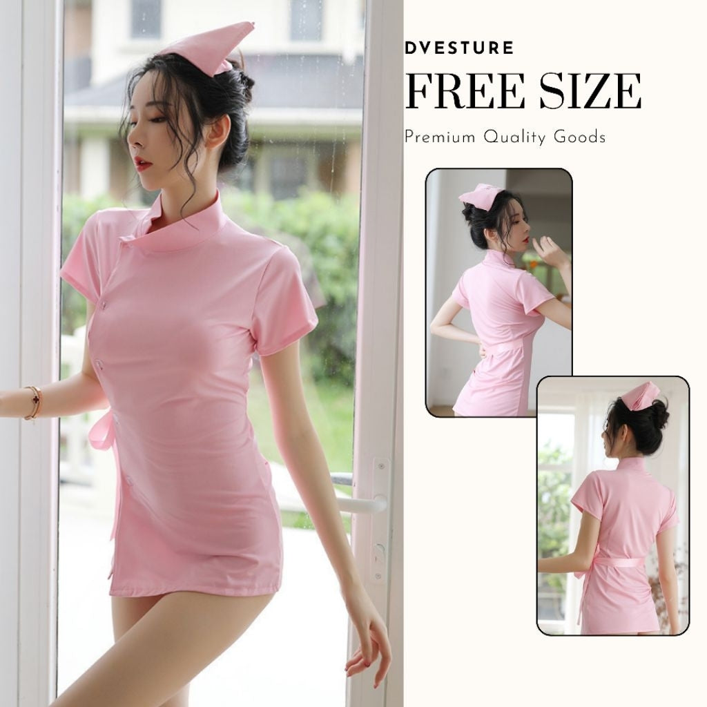 Pekanbaru Lingerie Cosplay Set D-158 Baju Tidur Dinas Wanita