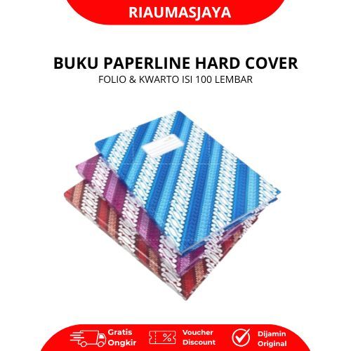 Pekanbaru Buku Kwarto - Folio Paperline Isi 100 Lembar