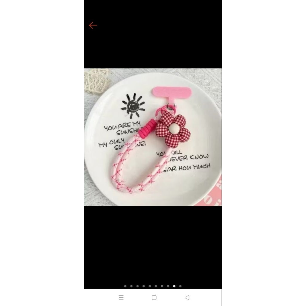 Pekanbaru Super Imut / Tali Handphone Lanyard Universal Bisa Cross-Tangan Motif Kartun Lucy