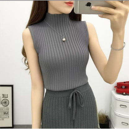 Pekanbaru Top Claresta Knit Rib /Tank Top
