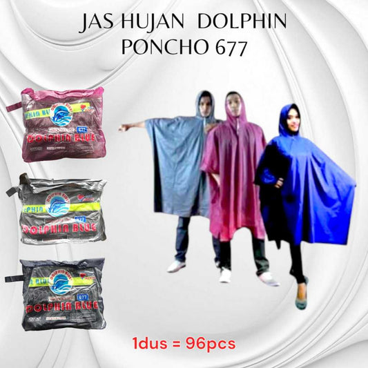 Pekanbaru Jas Hujan Dolphin Poncho 677