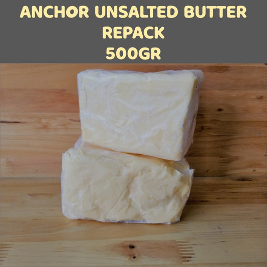 Pekanbaru Anchor Unsalted Butter / Mentega Tawar Repack 1Kg&500Gr (Instan Only)