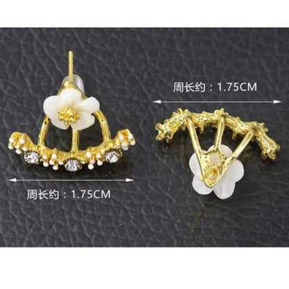Pekanbaru Anting Tusuk Bentuk Bunga Daisy Bahan Alloy Untuk Wanita