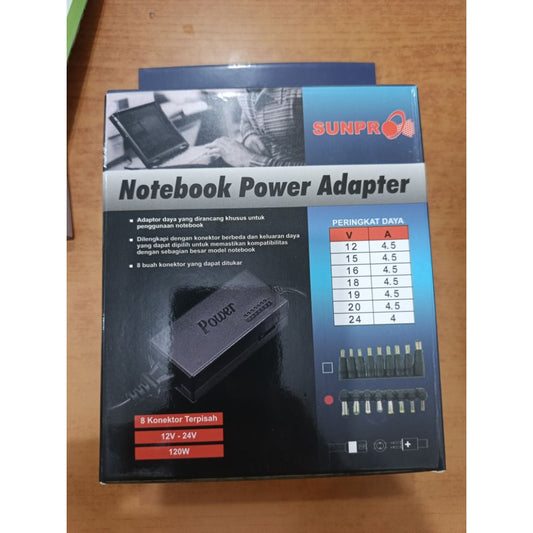 Pekanbaru Notebook Power Adaptor / Adaptor Multi Fungsi Sunpro