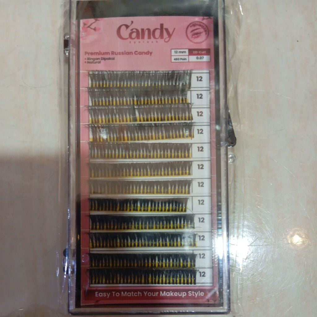Pekanbaru Candy Eyelash Dd-Curl Extension Bulu Mata Palsu Water Proof