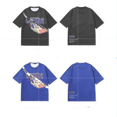 [littlecrab] Kaos Oversize Kantong Tas Kaus Gambar 3d Waistbag Baju Serbaguna Motif Swag Genanx Tshirt With Bag