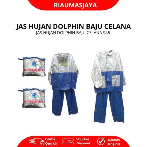 Pekanbaru Jas Hujan Dolphin Set Baju Celana 945