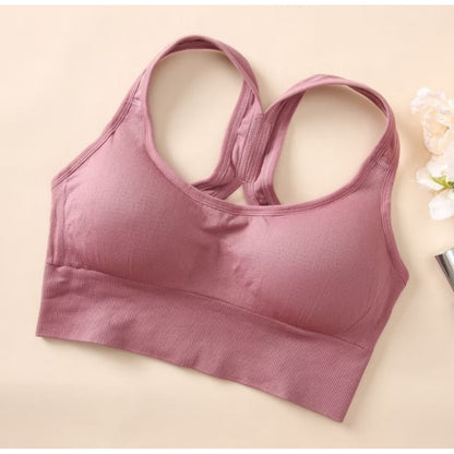 Pekanbaru Bh Sport Bra Silang Gym Bra Olahraga Push Up Wanita Tanpa Kawat