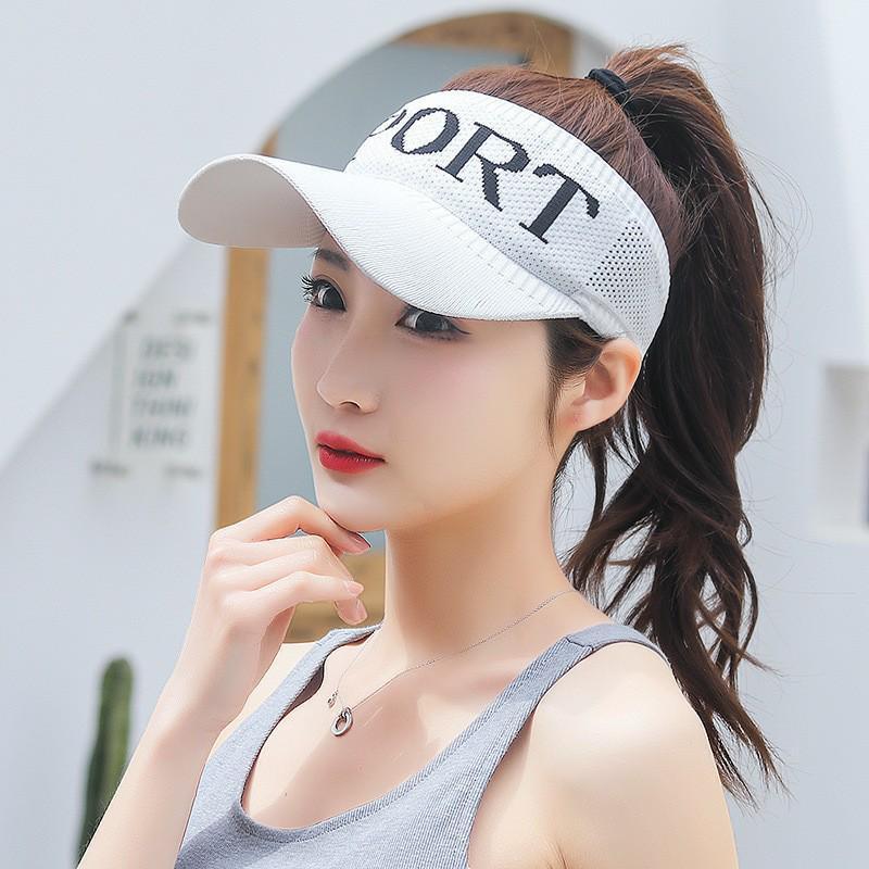 [littlecrab] Topi Olahraga Sport Rajut Topi Golf Tennis Lari Senam Bahan Karet Katun Elastis Sporty Hat Cap