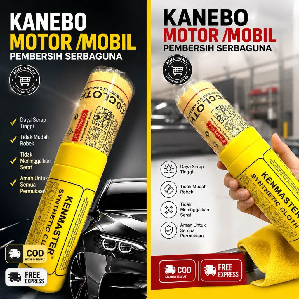 CANEBO MOTOR MOBIL - KANEBO BESAR JUMBO TABUNG BIRU  BERKUALITAS