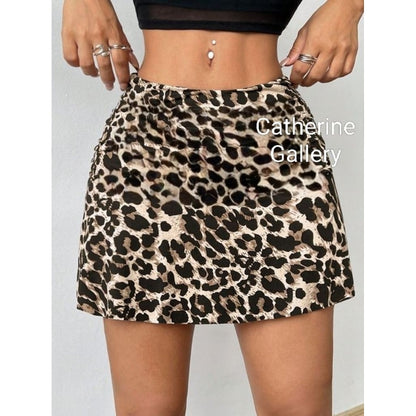 Pekanbaru Rok Mini Motif Leopard