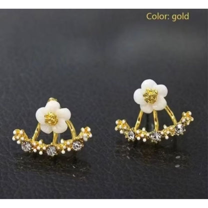 Pekanbaru Anting Tusuk Bentuk Bunga Daisy Bahan Alloy Untuk Wanita