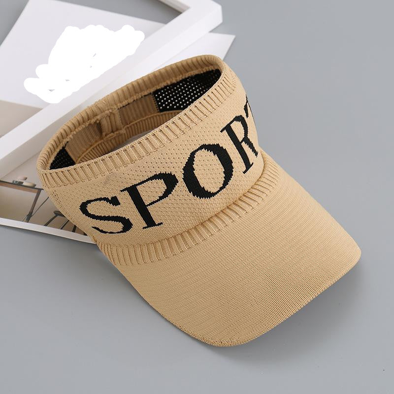 [littlecrab] Topi Olahraga Sport Rajut Topi Golf Tennis Lari Senam Bahan Karet Katun Elastis Sporty Hat Cap