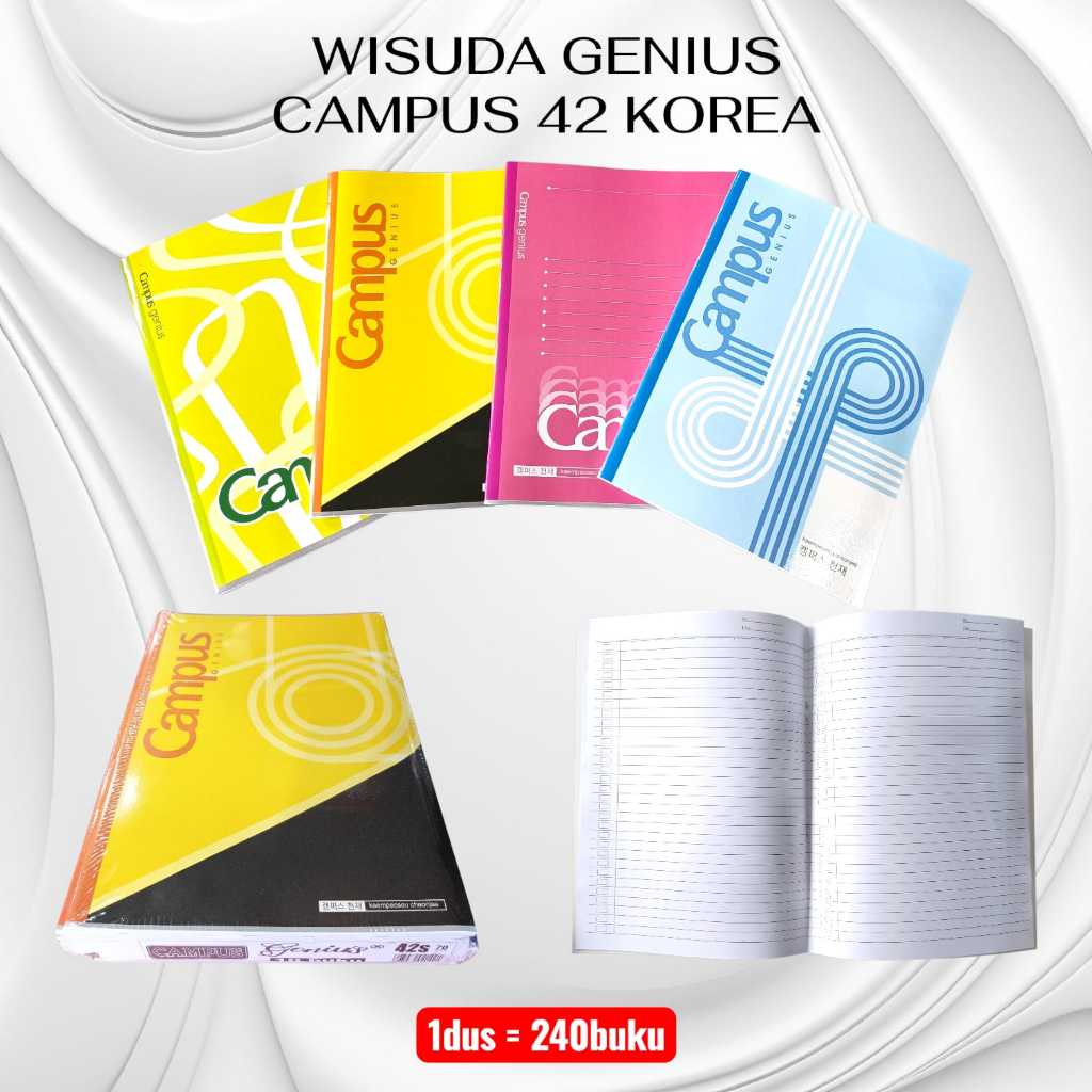 Pekanbaru Buku Tulis Campus 42 Korea