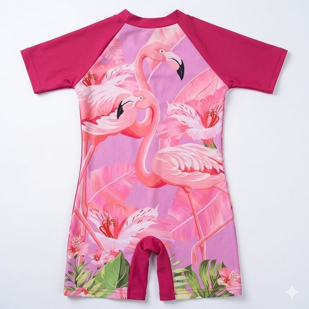 Pekanbaru Baju Renang Anak Karakter/ Baju Berenang Anak/Baju Renang Anak Lengan Pendek Perempuan Dan Laki-Laki