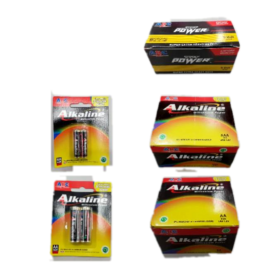 Pekanbaru Baterai/Battery Abc Alkaline Ori