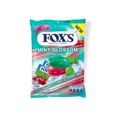 Permen Fox's / Foxs Candy / Crystal Clear Candies / Barley Mint & Cherry Mints / Lemon & Apple - COD