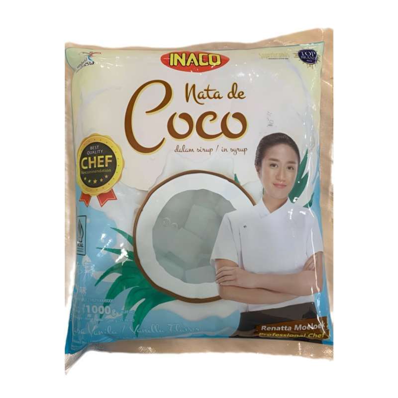 Pekanbaru Inaco Nata De Coco Heavy Syrup 1Kg Pch
