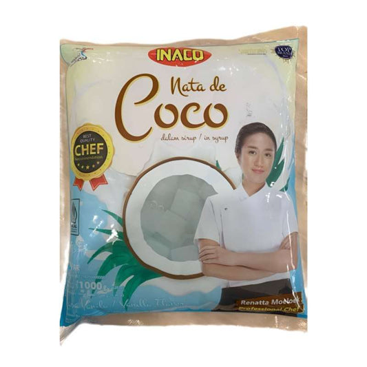 Pekanbaru Inaco Nata De Coco Heavy Syrup 1Kg Pch