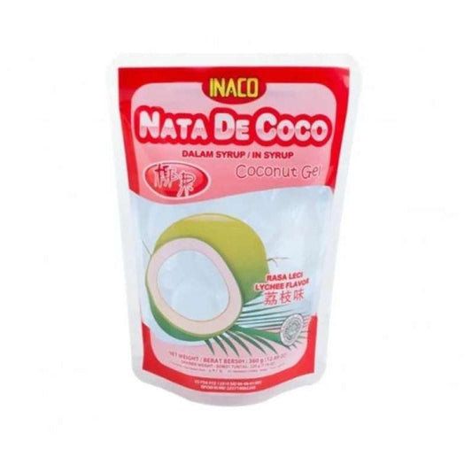 Pekanbaru Inaco Nata De Coco Lychee 360Gr Pch