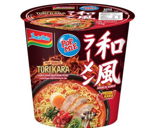 Pekanbaru Indomie Popmie Tori Kara Ramen 70G