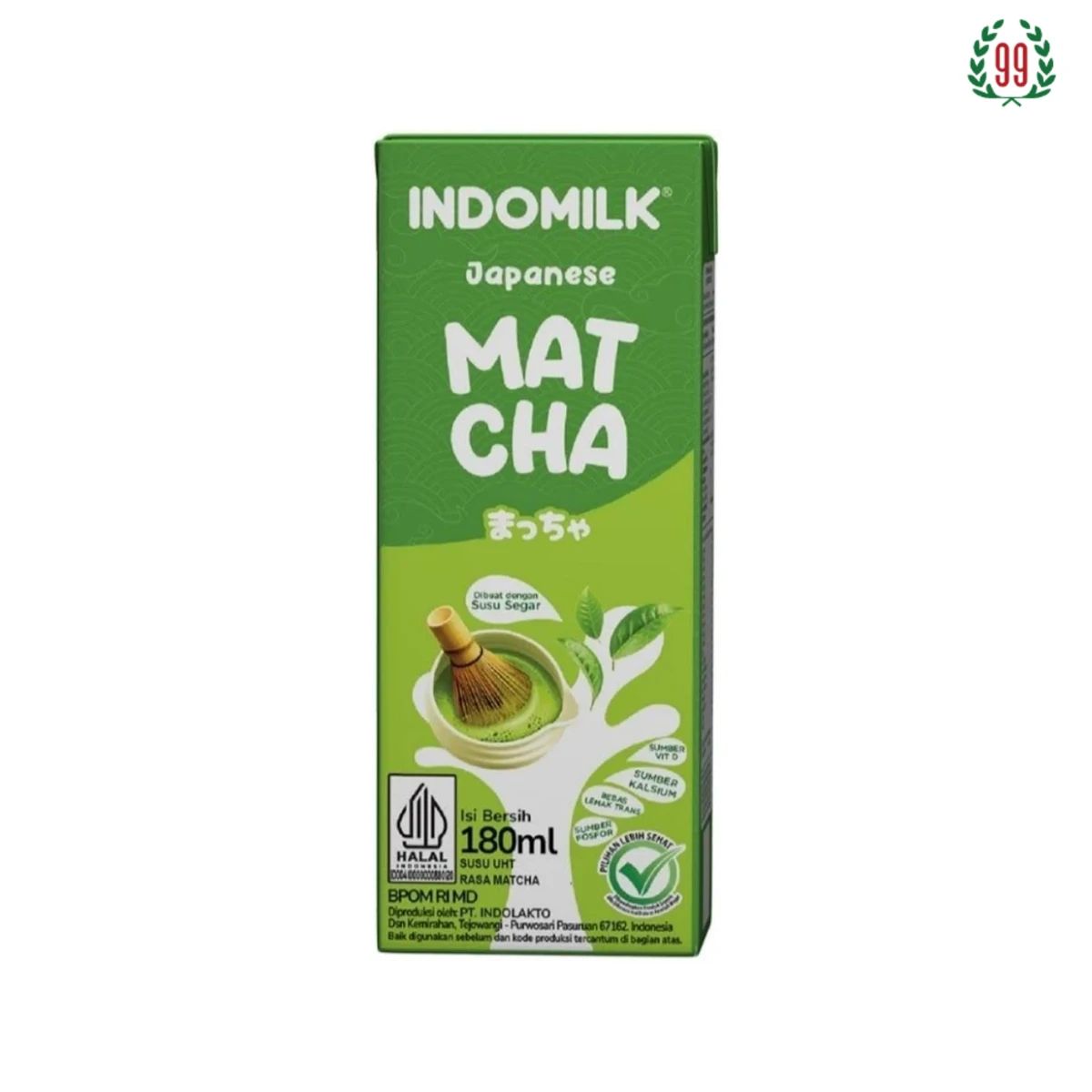 Pekanbaru Indomilk Japanese Matcha Uht 180Ml