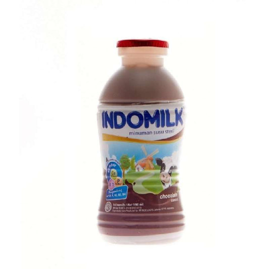 Pekanbaru Indomilk Susu Cair Coklat 190Ml Botol