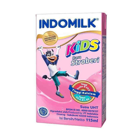 Pekanbaru Indomilk Uht Strawberry 115Ml Tta