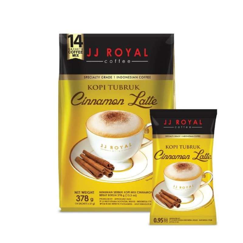 Pekanbaru Jj Royal Kopi Tubruk Cnnmn Latte 14X27Gr