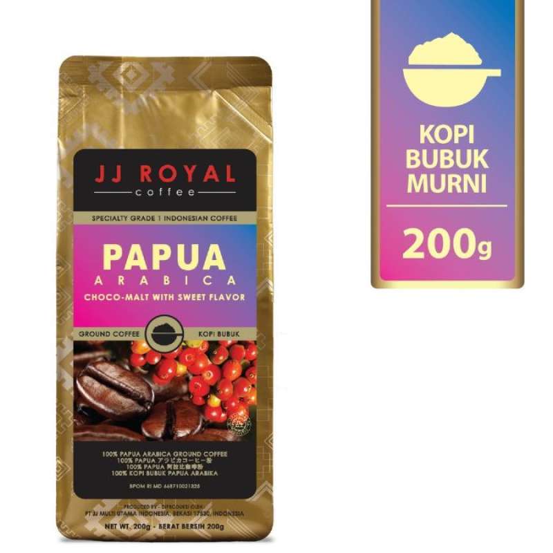 Pekanbaru Jj Royal Papua Arabica Bean Bag 200Gr