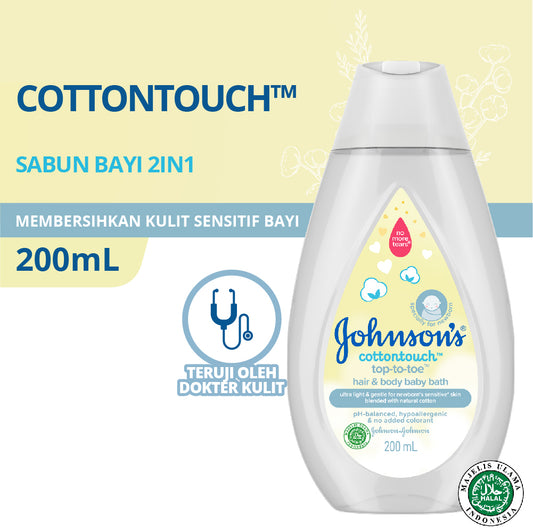 Pekanbaru J&J Baby Bath Cottontouch Ttt 200Ml Btl