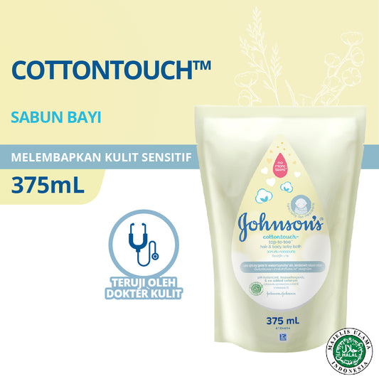 Pekanbaru J&J Baby Wash Top To Toe 375Ml Refill