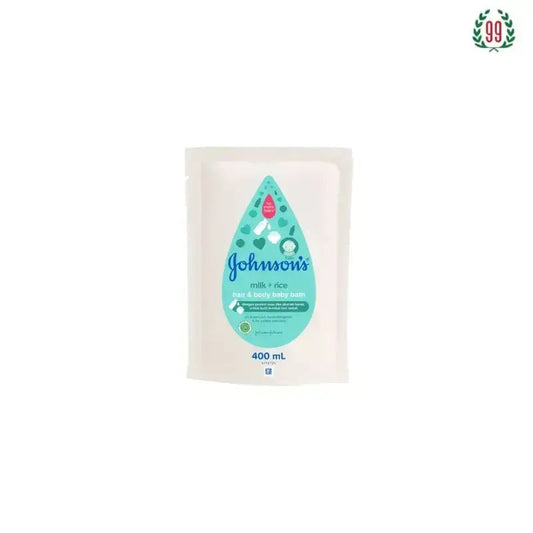 Pekanbaru J&J Baby Bath Milk Pouch 400Ml