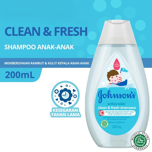 Pekanbaru J&J Baby Shampoo Active Fresh 200Ml