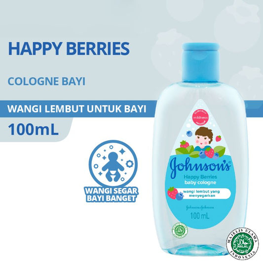 Pekanbaru J&J Baby Cologne Happy Berries 100Ml