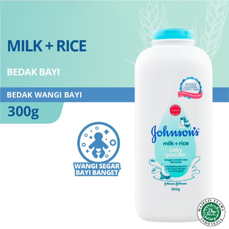 Pekanbaru Johnson'S Milk + Rice Baby Powder 300Gr