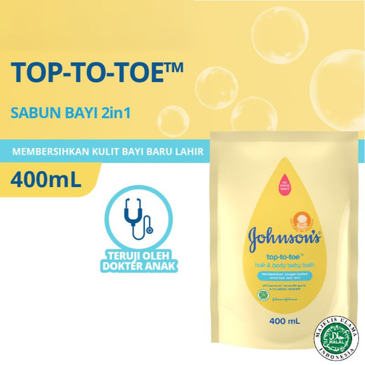 Pekanbaru J&J Baby Wash Top To Toe 400Ml