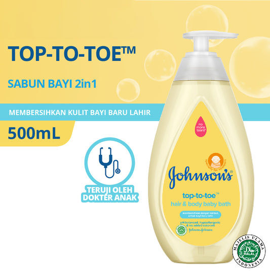 Pekanbaru J&J Baby Wash Top To Toe 500Ml Btl