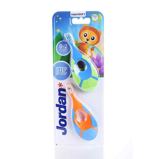Pekanbaru Jordan Kids Toothbrush Twin Soft Step1