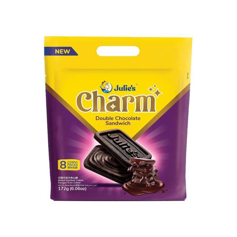Pekanbaru Julie'S Charm Double Chocolate Sandwich 172G