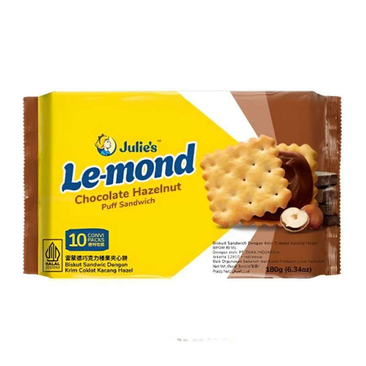 Pekanbaru Julie'S Lemond Puff Choco Sandwich 180Gr