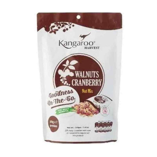 Pekanbaru Kangaroo Walnut Cranberry Nut Mix 210Gr