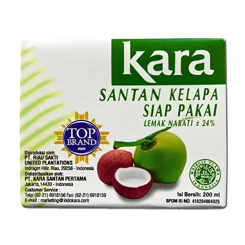 Pekanbaru Kara Santan Kelapa Murni Hijau 200 Ml Tta
