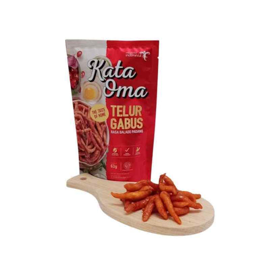 Pekanbaru Kata Oma Telur Gabus Rasa Balado Padang [63 G]
