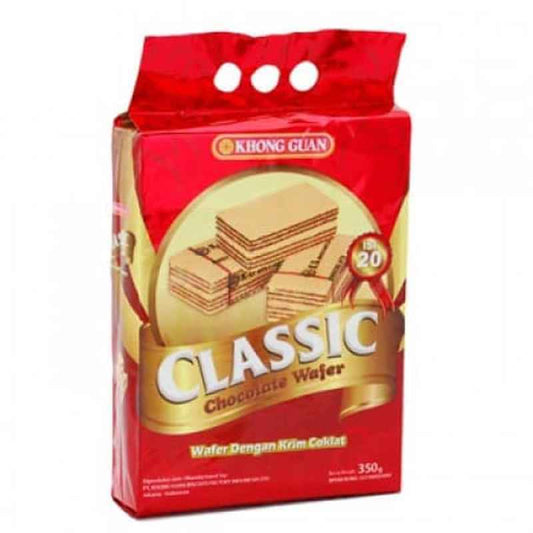 Pekanbaru Khong Guan Classic Choco Wafer 350Gr Bag