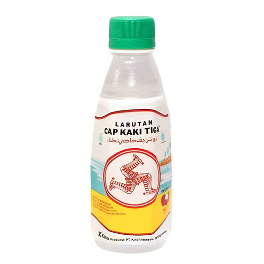 Pekanbaru Kino Larutan Cap Kaki Tiga Leci Pet 320Ml
