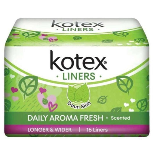 Pekanbaru KOTEX LINERS FRESH LONGERWIDER DAUN SIRIH [16 PADS]