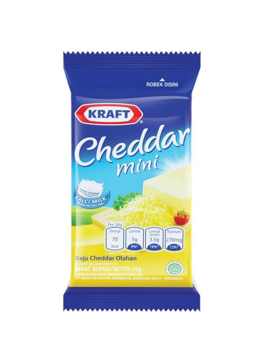 Pekanbaru Kraft Cheddar Mini 35Gr