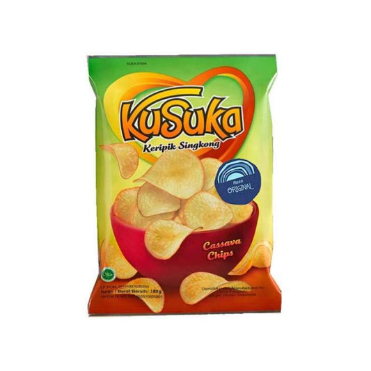 Pekanbaru Kusuka Kripik Singkong Original [180 G]